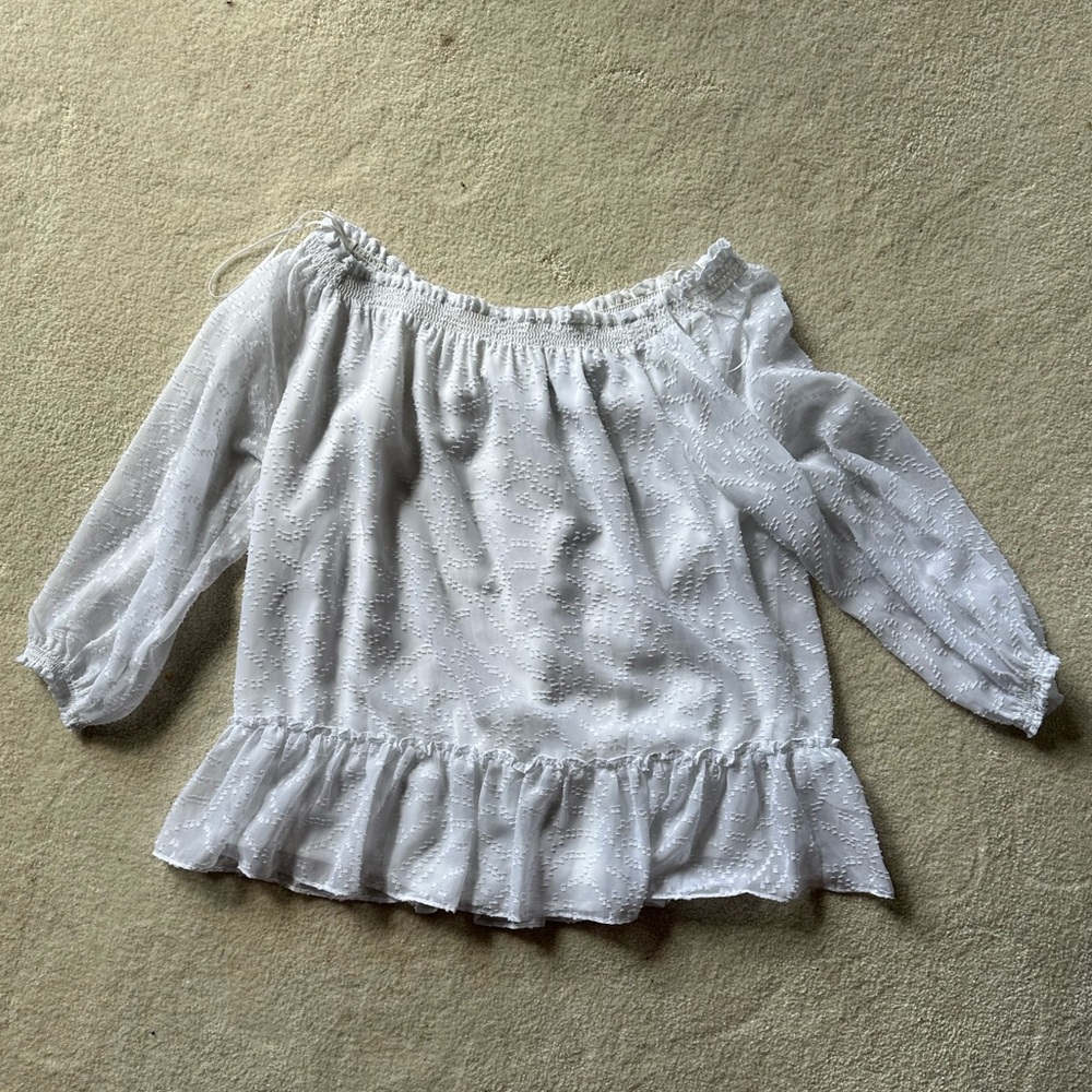 Off the shoulder blouse